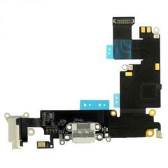 iPhone 6+ Hörlursuttag med Lightning-kontakt Flexkabel - Vit