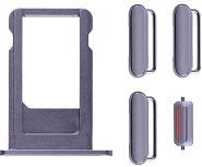 iPhone 6S Sidoknappsset med SIM fack-grå