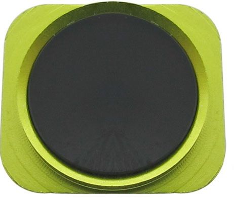 iPhone 5 Black hem-knappen med grön kromring