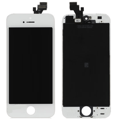 iPhone 5, LCD screen, Original Parts, white