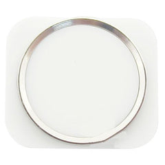 iPhone 5 vita hem knapp med silverkromring