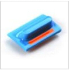 iPhone 5C mute nyckelbrytare knapp blå