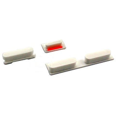 iPhone 5C Side Button Set vit (Ström, volym & Mute-knappen)