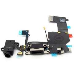 iPhone 5S lightning flex med hörlurs flex-uttag, svart