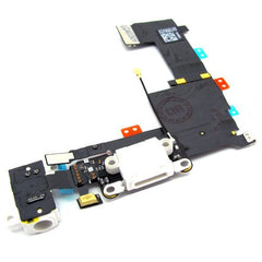 iPhone 5S Charging Connector/flex/hörlurar flex uttaget vit
