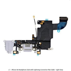 iPhone 6S Headphone-socket+lightning connection+flex, grey