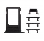 iPhone 7, Side buttons and SIM card trey set, black