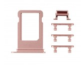 iPhone 7, Side buttons and SIM card trey set, rose