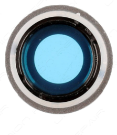 iPhone 8, Lens and holder for back camera, silver