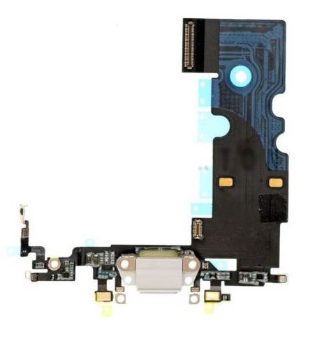 iPhone 8 - Org. Lightning connector audio flex cable - white
