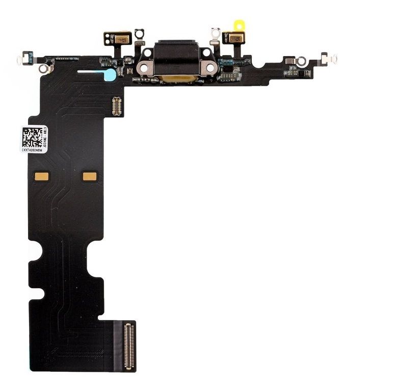 iPhone 8 Plus, Lightning connector, audio flex cable, black