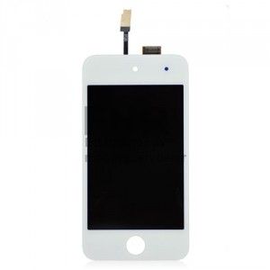 LCD-skärm med digitizer för iPod Touch 4th Gen vit original