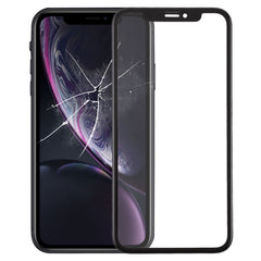 iPhone XR Front Glass with Frame Bezel assembled OCA Film