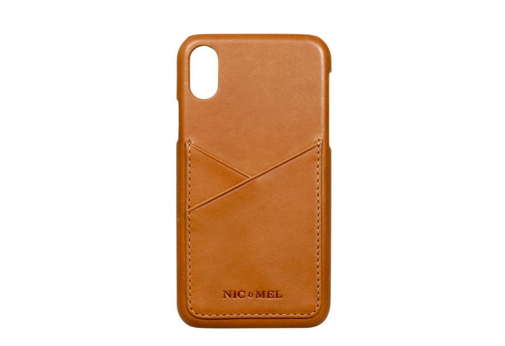 JIM BACK CASE Cognac Leather iPhone 11 Pro Max