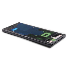 Middle Frame Assembly Compatible for Samsung Galaxy S23 Ultra (SM-S918B) Phantom Black Service Pack