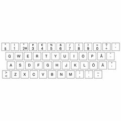 Macbook Air 13" A1369/1466 Swedish keyboard layout