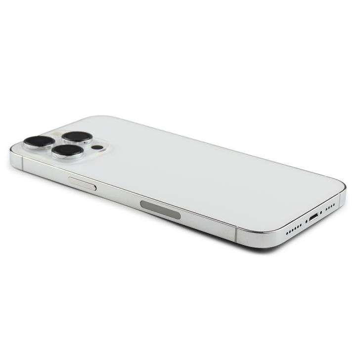 Rear Housing Assembly with small parts (US Version) Compatible for iPhone 14 Pro Max White Pulled