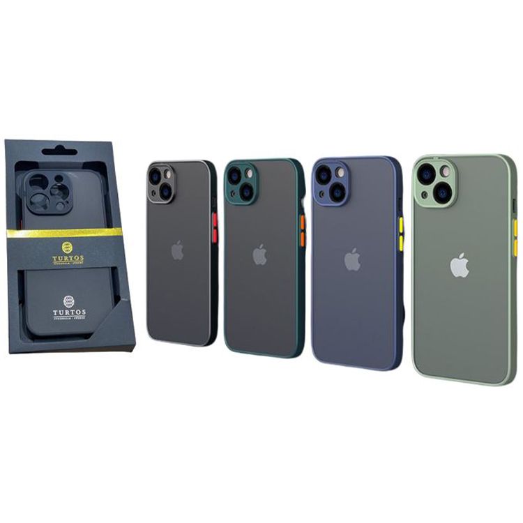 Shockproof Armor Matte Case for iPhone 14 Pro, Army Green
