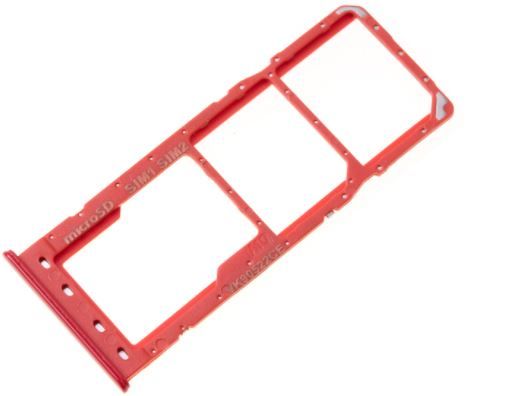 Samsung Galaxy A10 SIM card holder, red