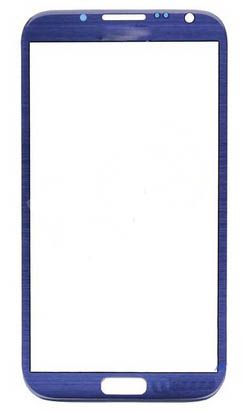 Samsung Galaxy Note 2 N7100 Touch Panel Glas Blå