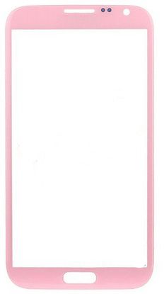 Samsung Galaxy Note 2 N7100 Touch Panel glas rosa