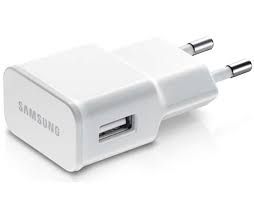 Resa Samsung laddare adapter original, utan kabel bulk Vit