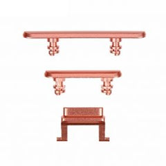 iPhone XR Side Buttons Set - Coral