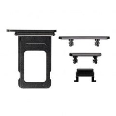iPhone XR Side Buttons Set w/ one SIM Card Tray - Space Gray