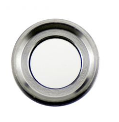 iPhone 6 Hållare för bakre kamera med lins - Silver