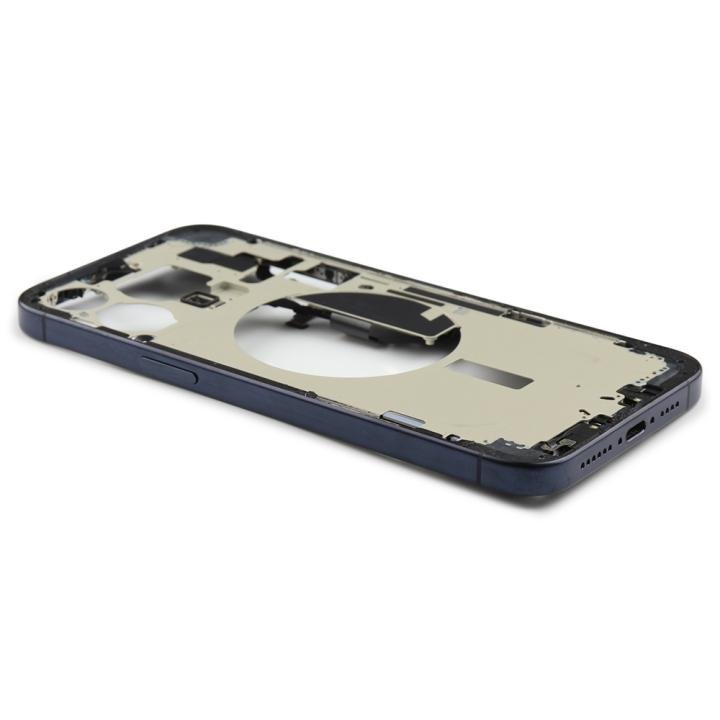 Middle Frame Assembly With Power And Volume Button Compatible for iPhone 15 Pro Max (EU Version) Blue Titanium Pulled