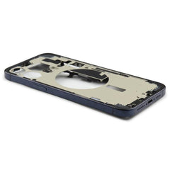 Middle Frame Assembly With Power And Volume Button Compatible for iPhone 15 Pro Max (EU Version) Blue Titanium Pulled
