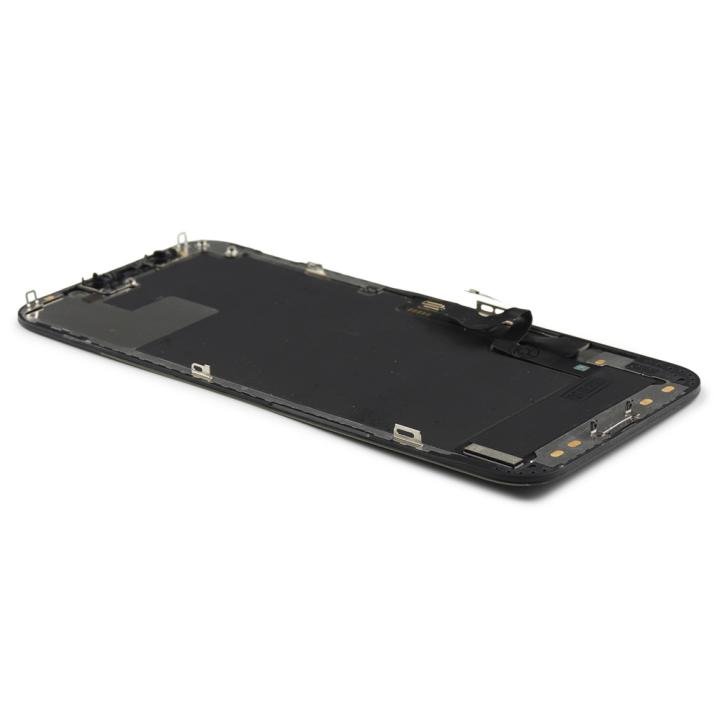 Display Assembly with Sensor Flex Compatible for iPhone 12/12 Pro Black Pulled