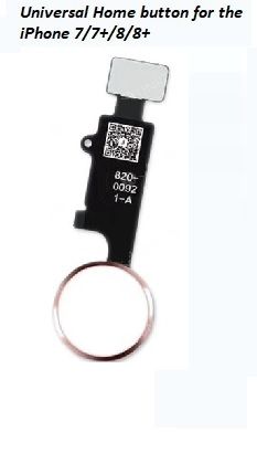 Universal Home button for the iPhone 7/7+/8/8+, rose