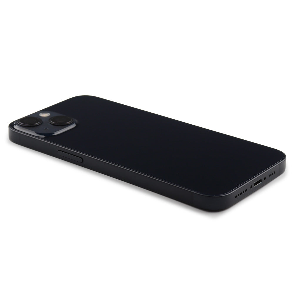 Rear Housing with small parts (EU Version) For iPhone 13 Black Pulled B