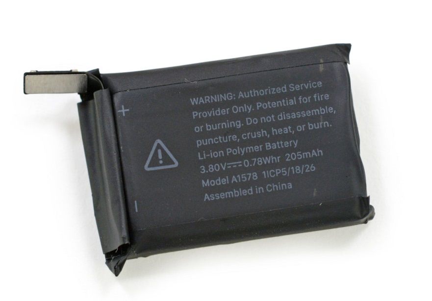 AP Watch 3.8 mm Battery V, 0.78 Wh (205 mAh)