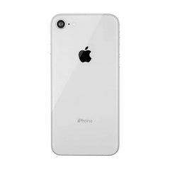 Komplett baksida med ram, kameralins, sidoknappar, flexkablar, smådelar, vibrator - iPhone 8