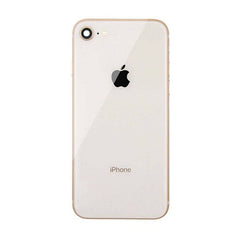 Komplett baksida med ram, kameralins, sidoknappar, flexkablar, smådelar, vibrator - iPhone 8
