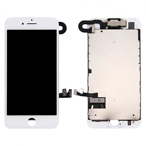 LCD-skärm med glas, kamera och smådelar - iPhone 7