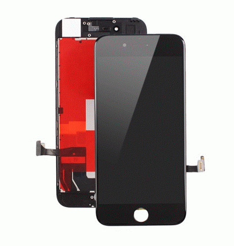 Skärm med glas och display (flera olika varianter och färger) - iPhone 8
