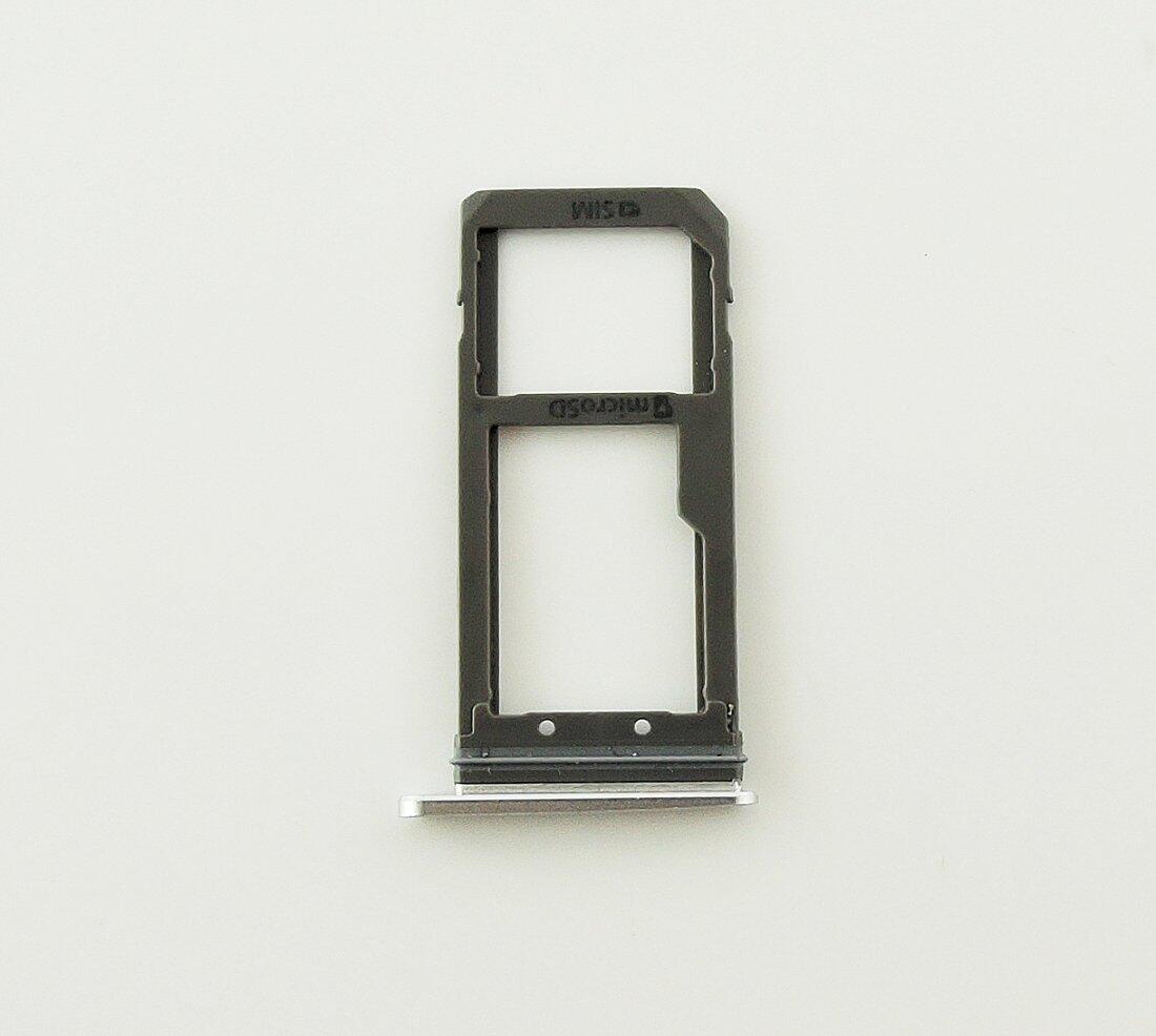 Simkorts- och SD-kortshållare (Silver) - Samsung Galaxy S7