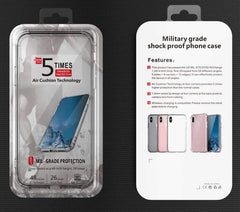 Genomskinligt skal Military Grade - Samsung Galaxy S10, S20, S20 Ultra, Note 10+