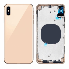 Baksida med ram, kameralins, knappar och tejp - iPhone XS Max